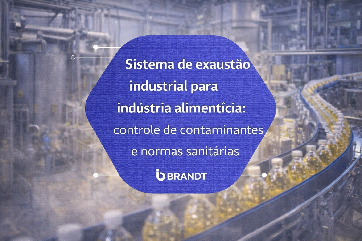 Sistema de exaustão industrial para indústria alimentícia: controle de contaminantes e normas sanitárias