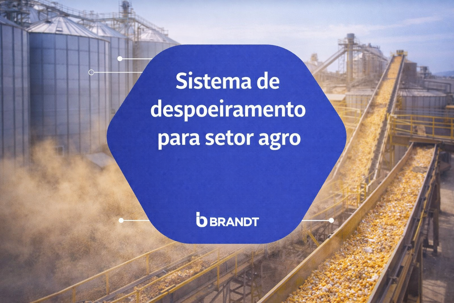 Sistema de despoeiramento para setor agro