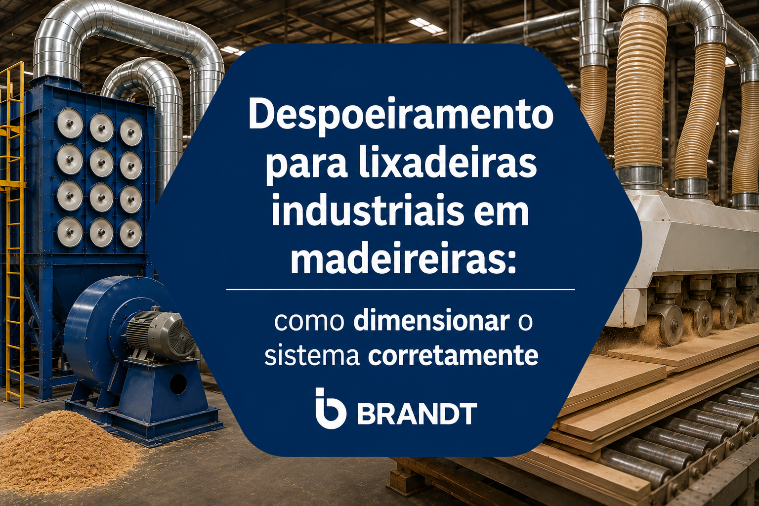 Despoeiramento para lixadeiras industriais em madeireiras: como dimensionar o sistema corretamente