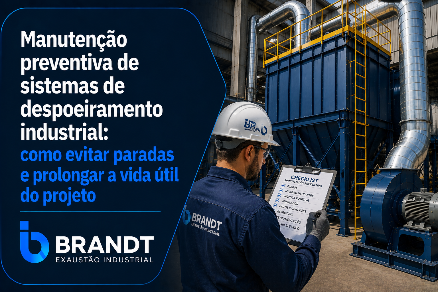 Manutenção preventiva de sistemas de despoeiramento industrial: como evitar paradas e prolongar a vida útil do projeto
